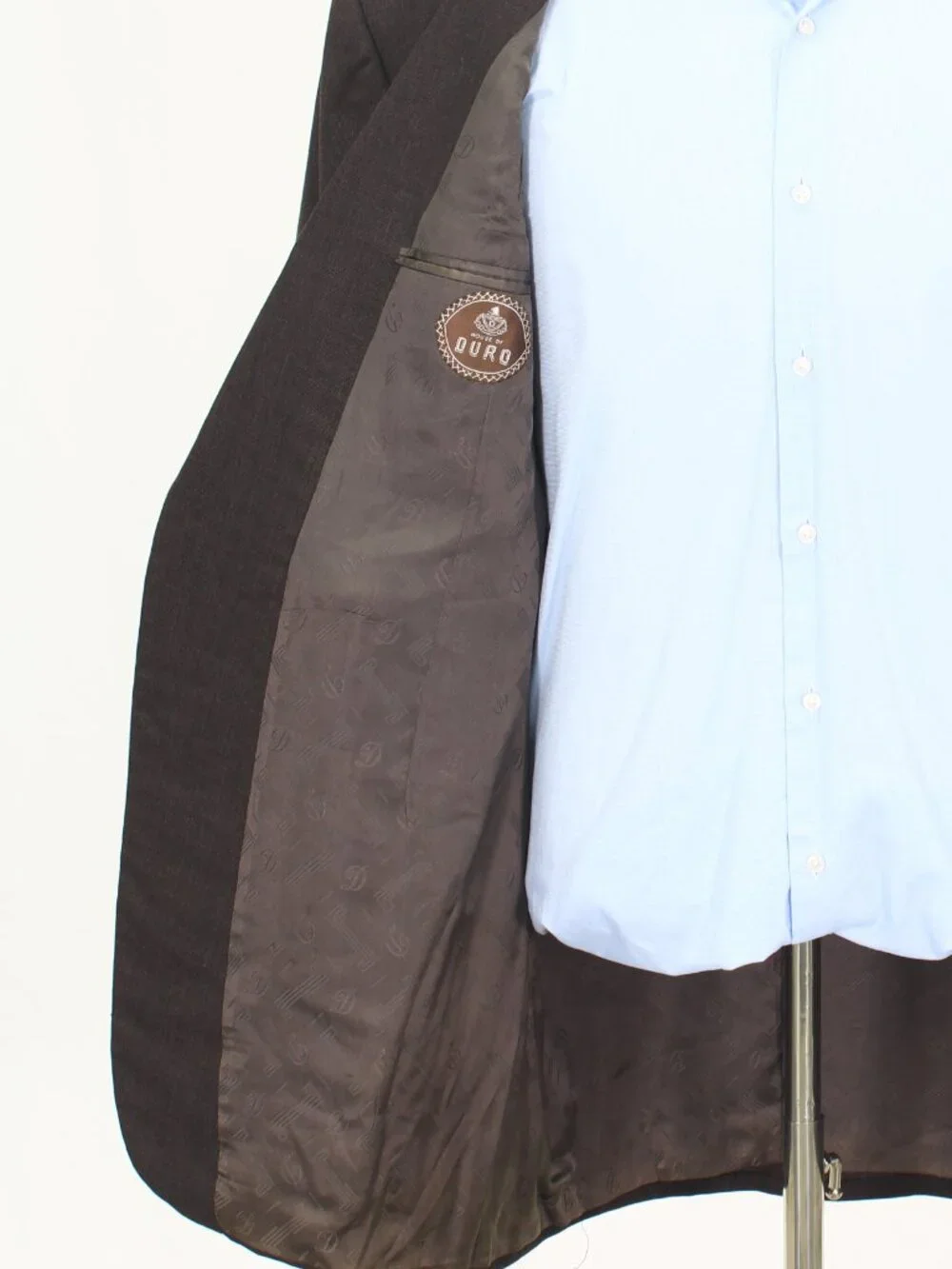 House of Duro 46L 40x31 Brown Full Suit 2-Button Solid R920